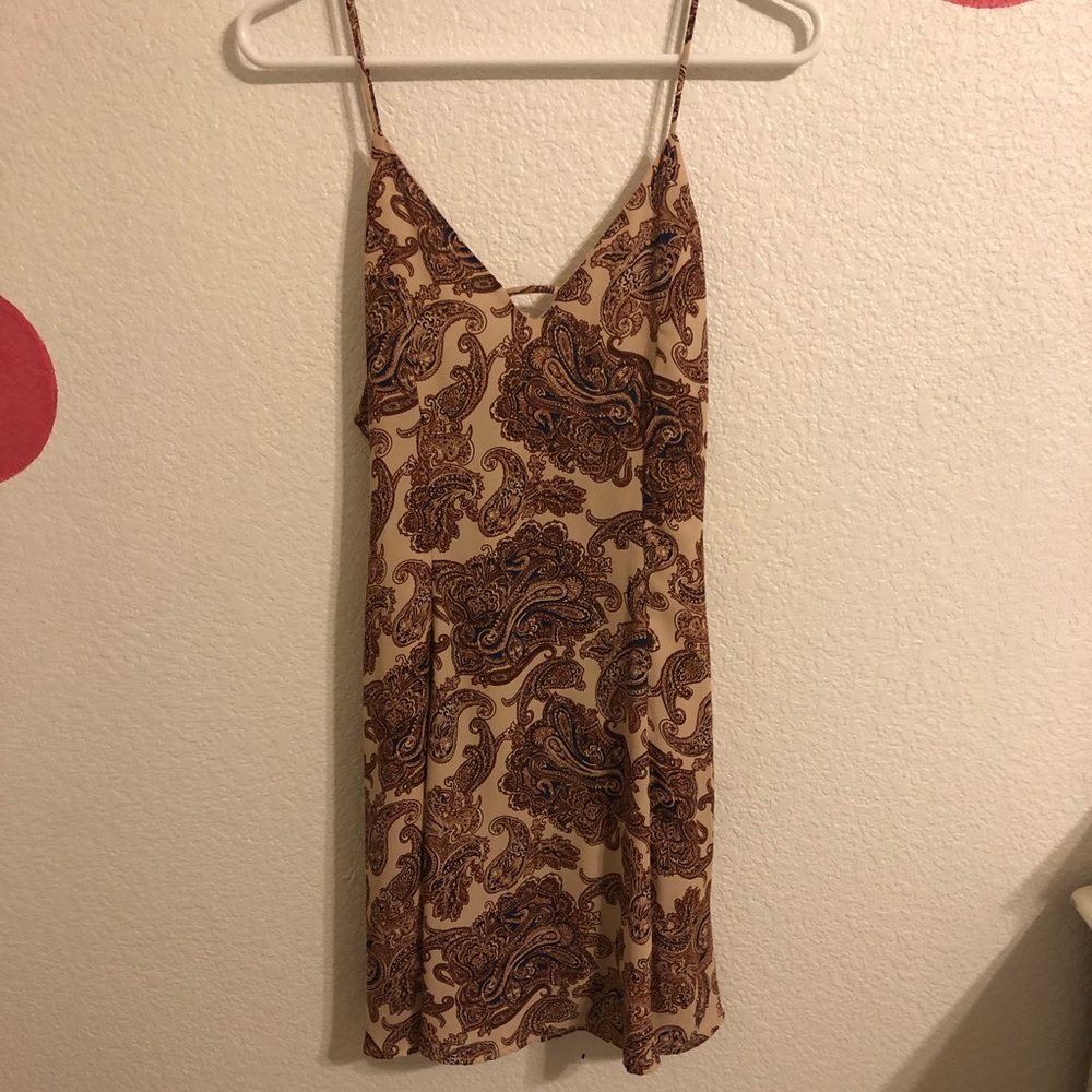 Printed Mini Dress